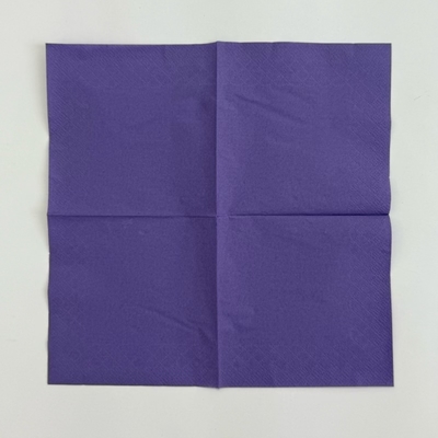 18gsm 3 Ply Folded Dinner Napkins 27*27cm Cloth Like Paper Napkins