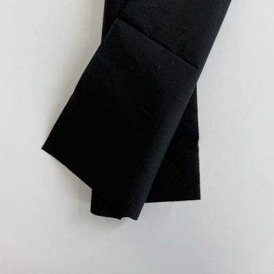 30*30cm Black Disposable Dinner Napkins OEM ODM Embossed Cocktail Napkins