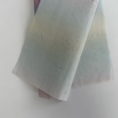 Gold Hot Stamping Colored Paper Napkin 27*27cm Gold Foil Cocktail Napkins