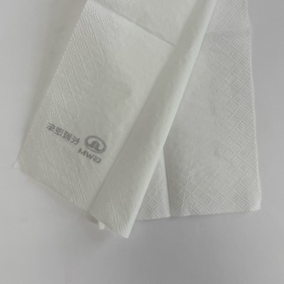 Folded White Paper Napkins 33*33cm 2 Ply Disposable Napkins