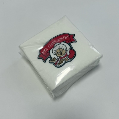 16gsm-18gsm Disposable Paper Napkins 2-3 Ply Hot Stamping Printing For Parties