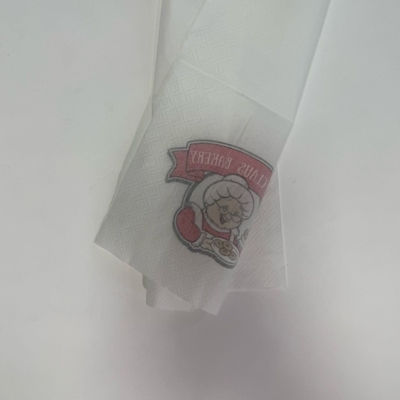 16gsm-18gsm Disposable Paper Napkins 2-3 Ply Hot Stamping Printing For Parties