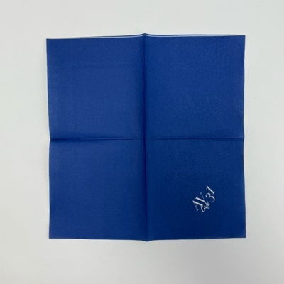 Deep Blue 25*25cm Lunch Paper Napkins Personalised Paper Napkins