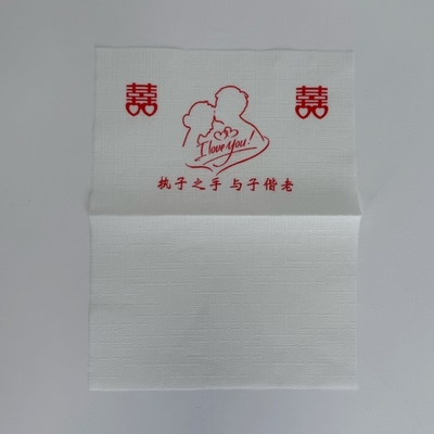 Custom 21*16cm 2 Ply Facial Tissue Paper For Weddings And Parties